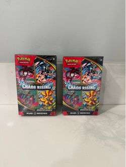 Pokemon Chaos Rising booster box.