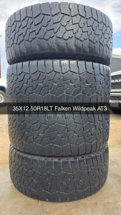 35X12.50R18LT Falken Wildpeak AT3