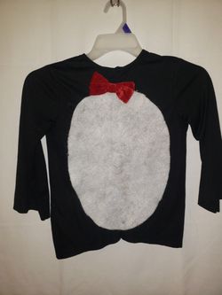 PINGÜINO KID SHIRT SIZE 6-8 HALLOWEEN COSTUME