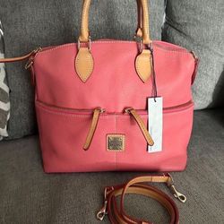 Dooney and Bourke all leather pink 