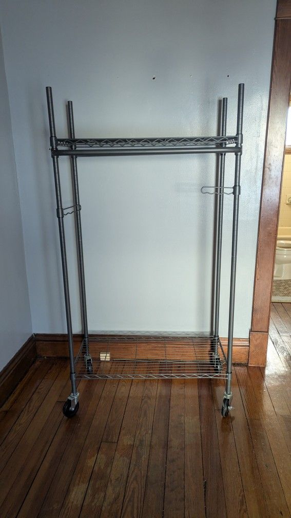 Clothing Rolling Rack 