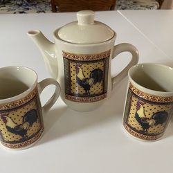 “Rooster” Tea Set