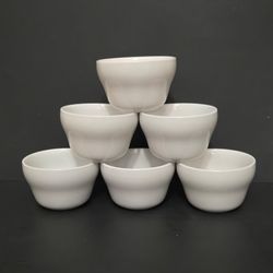 Le Tauci Set of 6 - 8 oz Bowls Bouillon, Desert, Sauce, Coffee