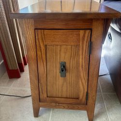 Wood Nightstand Or Side Table (2)