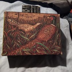 Vintage Avon. P H E A S A N T. D E C A N T E R, Wild Country Aftershave 5 Oz