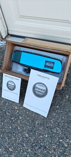 smart rearview mirror dash cam with a Camera..new with box