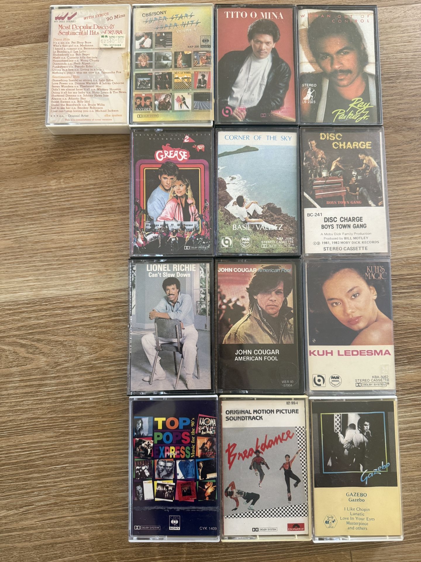 Vintage  cassette tapes 
