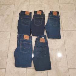 5 Pantalones Levis Para Hombre 