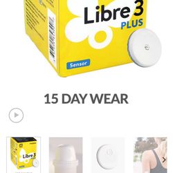 Have This Set Of  Freestyle Libre Plus3 Sensors They Sell For 129 Each Letting The Both Go For $150