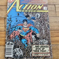 Vintage Superman & The Phantom Stranger  # 585 February 1987 DC Action Comics