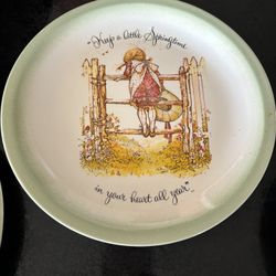 Hollie Hobbie Collection Plates 