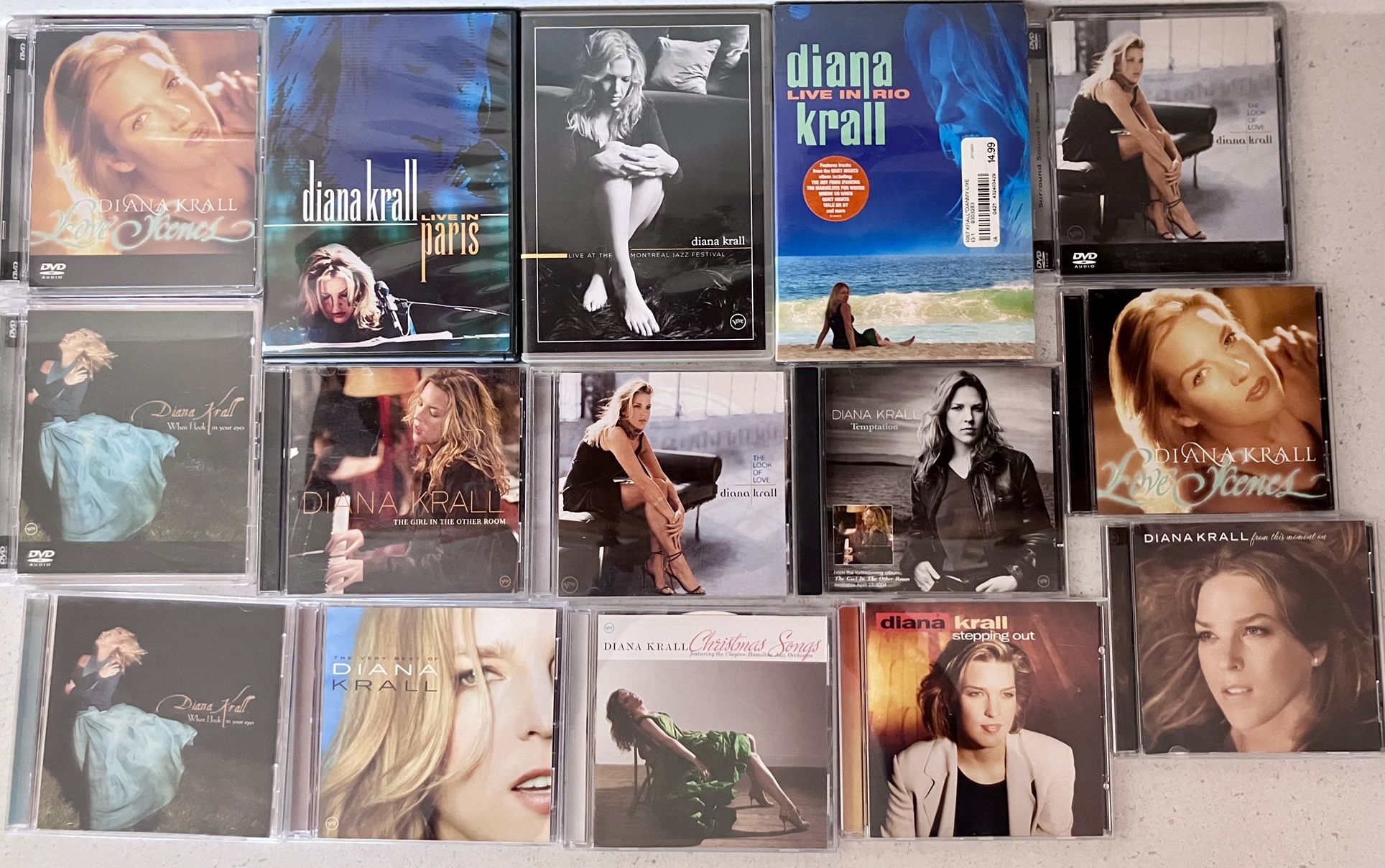 Diana Krall Ultimate Collection 9 CD’s & 7 DVD’s (GREAT CONDITION)