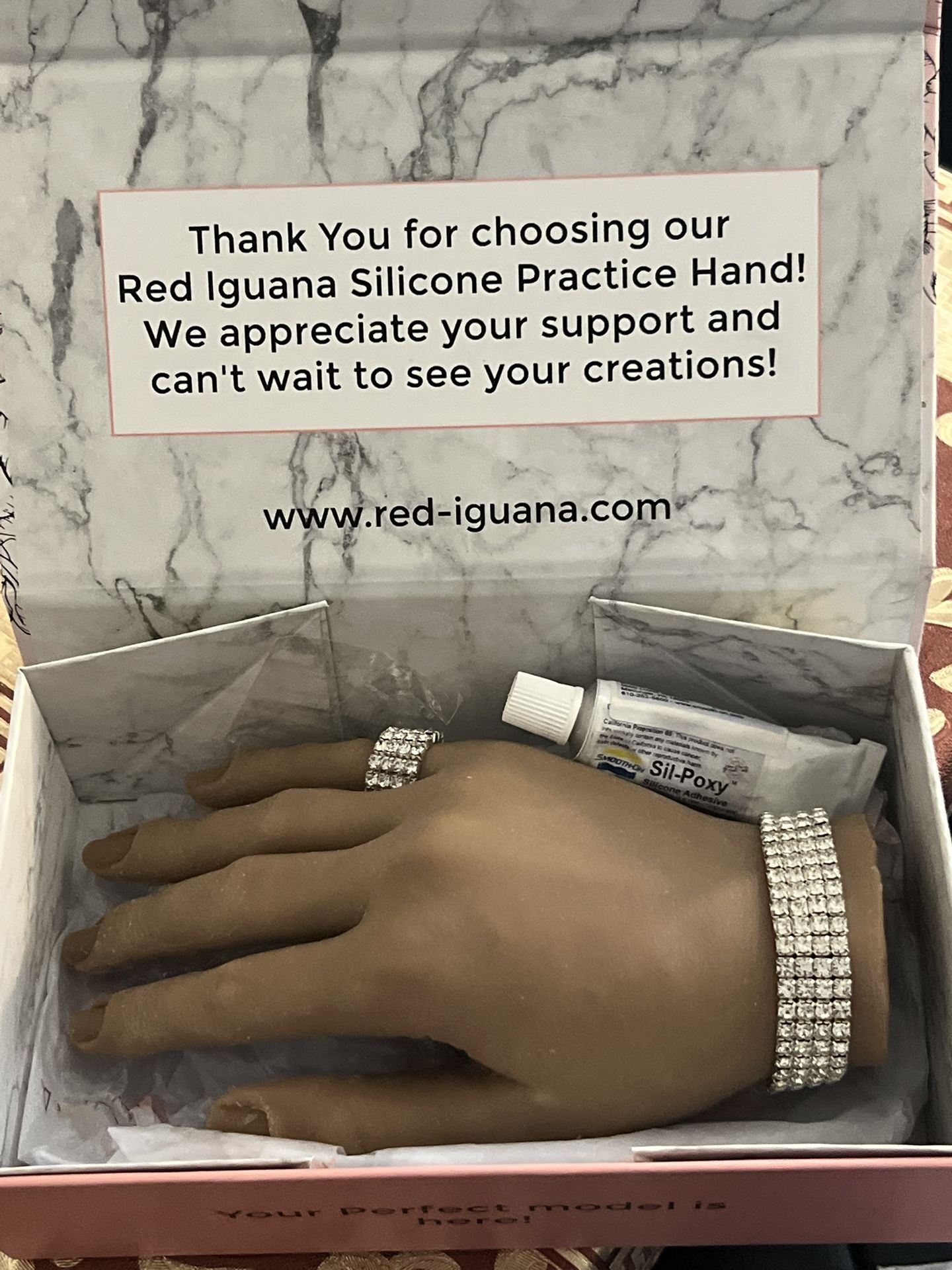Red Iguana Silicone Hand 