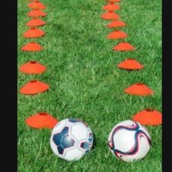 40pcs. RED AJILITY CONES (BALLS NOT INCLUDED). $20