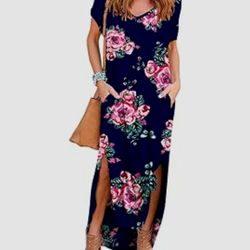 GRECERELLE Women's Casual  Maxi Dress