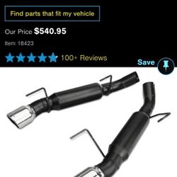 Mustang Gt Flowmaster Outlaw Axel Back Exhaust 05-09 Make offer!