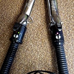 1in & 1½in Conair Curling Irons WORK GREAT