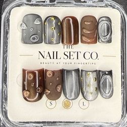 Short Square and Almond Shape Press on nails