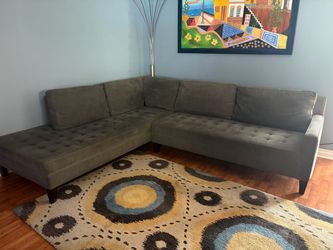 Z Gallerie Vapor Sectional