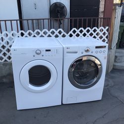 washer and gas dryer
