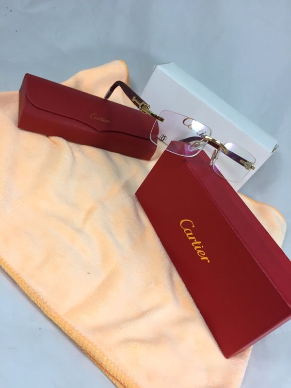 Cartier vintage frameless glasses