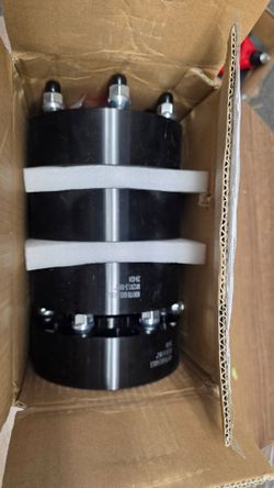 Wheel Spacers Set Black Aluminum with Studs