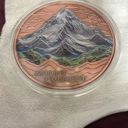 FIVE OZ OF PURE COPPER OF MOUNT EVEREST