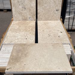 Ivory Walnut Travertine Pavers