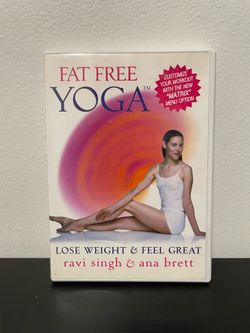 Fat Free Yoga DVD Lose Weight & Feel Great Ana Brett Ravi Singh Fitness Workout
