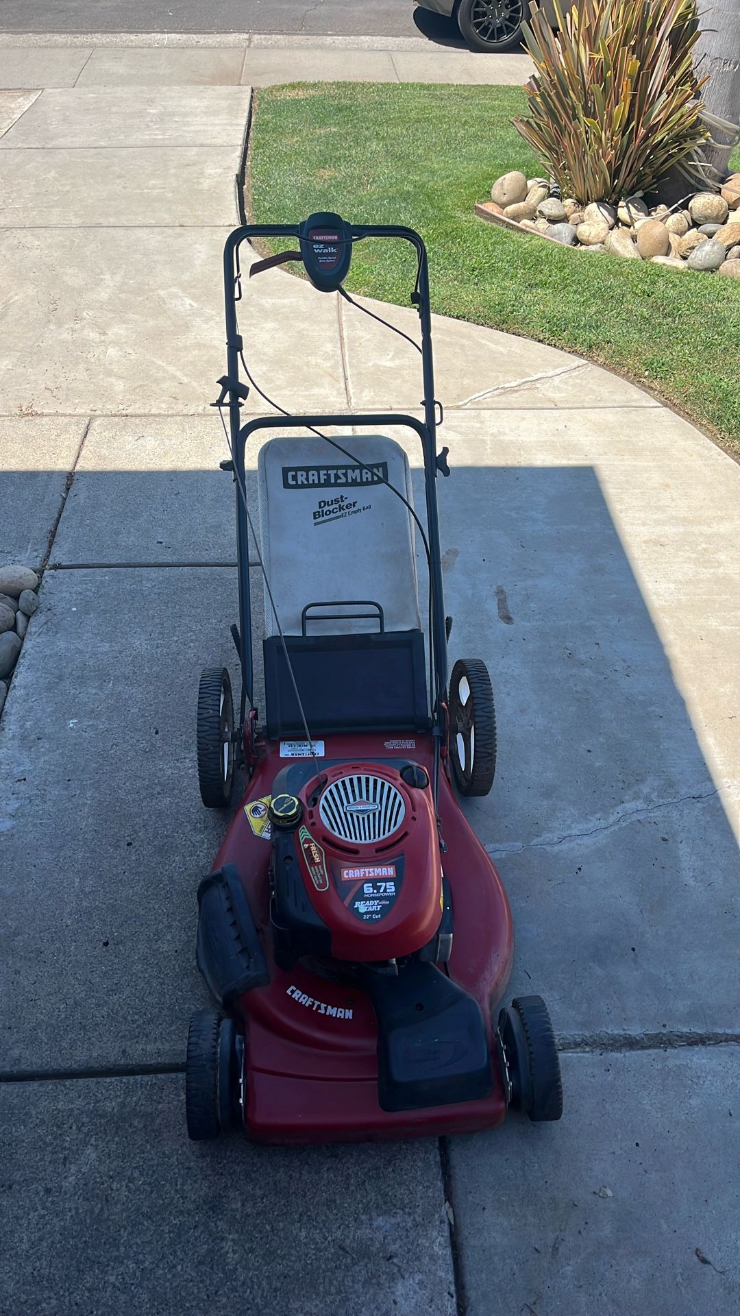 Craftsman 6.75 Horsepower EZ Walk Lawnmower 