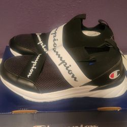 CHAMPION Mens Black Slip On Size 10 New