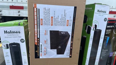 LandHonor Aluminum Truck Bed Black Toolbox 15”x15”x48”