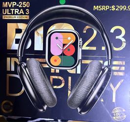 (BRANDNEW)Smart Watch &Headphone Set “Apple” like