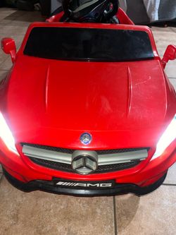 Mercedes toddler car