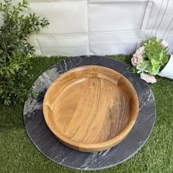 Wood Salad Serving Bowl