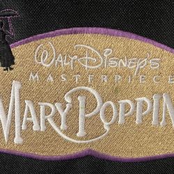 Mary Poppins Disney Masterpiece Embroidered Rolling Suitcase Promo Item 1990s