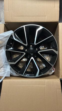 Black Machined Alloy Wheel Rim