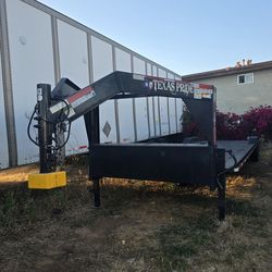 texas pride gooseneck two car hauler