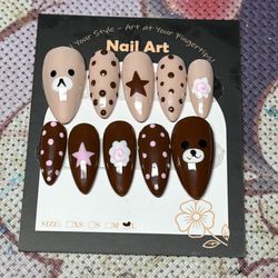 Bear bear press on nails