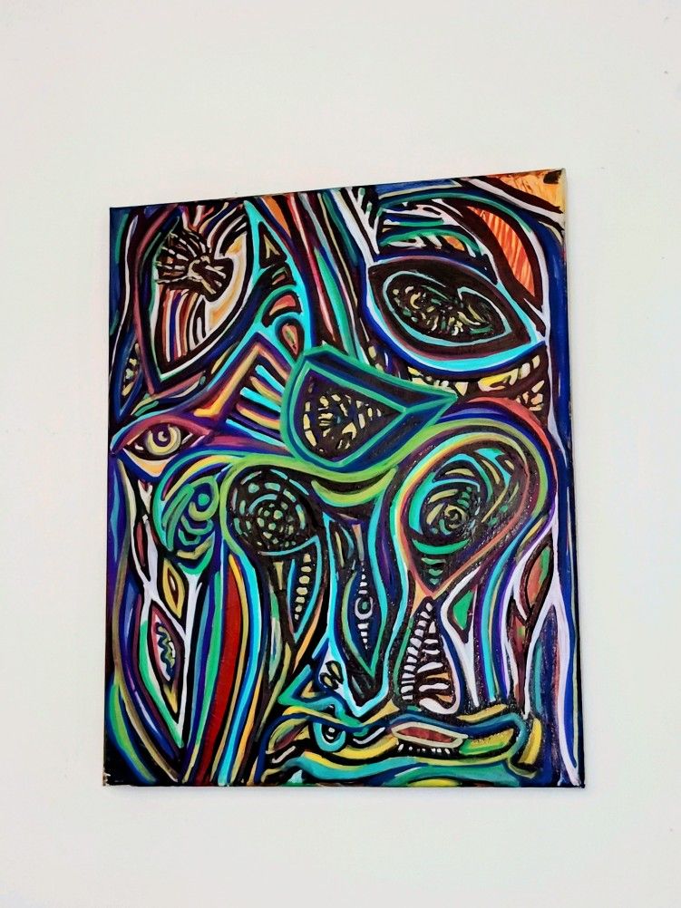 Original Abstract Painting. 