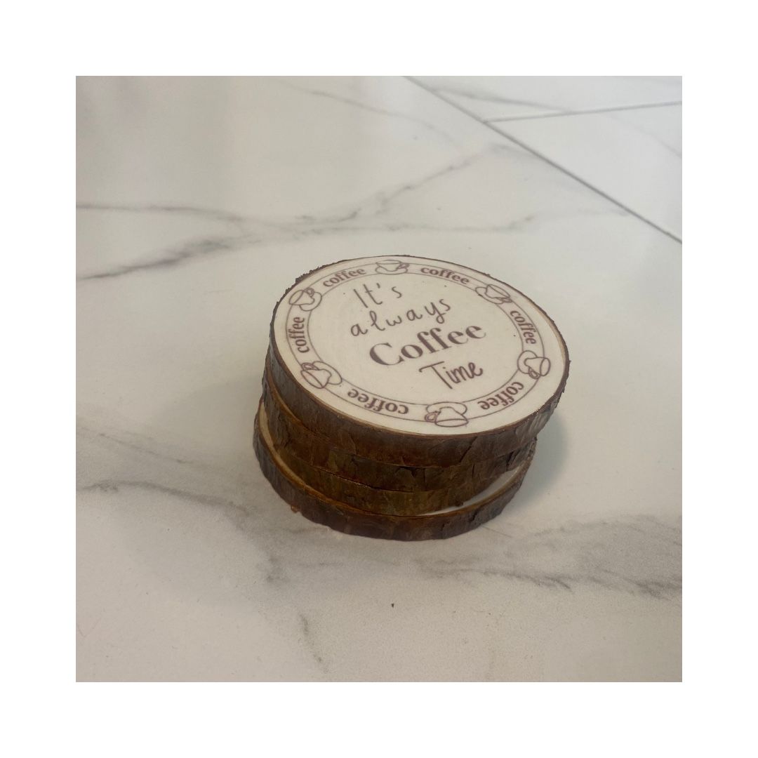 Wooden Coffee Coasters