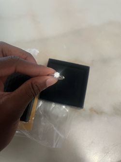 Moissanite engagement ring