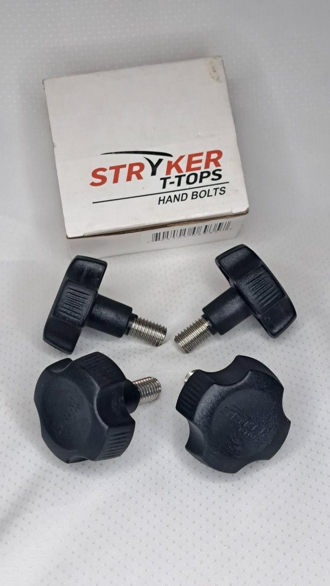 NEW Stryker T-Top Quick Release Knob Hand Bolts 3/8"- 16 (Set of 4)