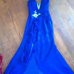 Royal blue Prom dress