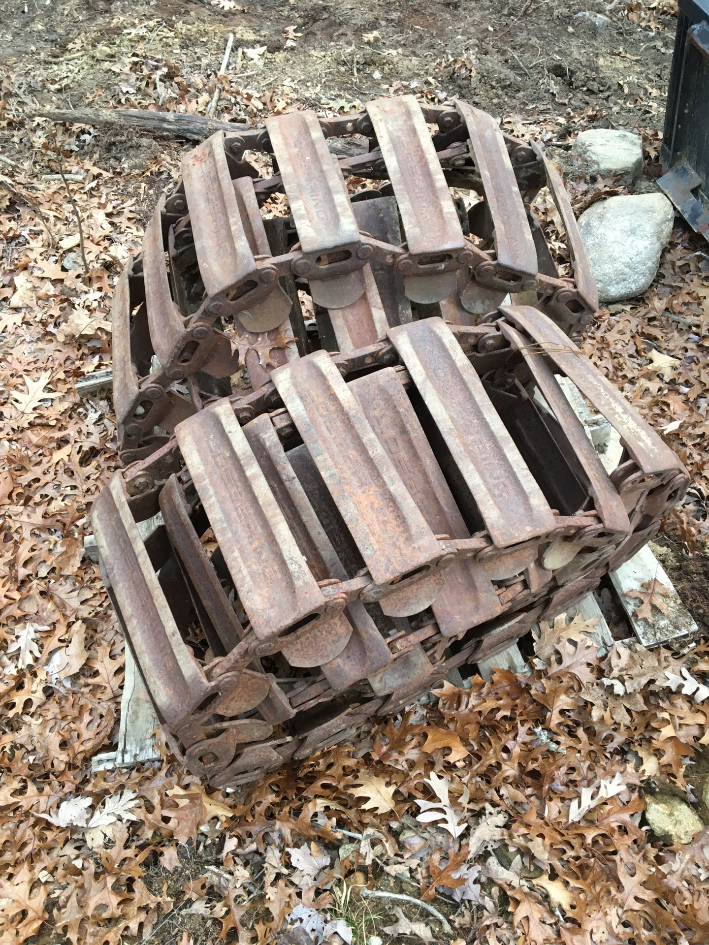 Skid Steer Over Tire Tracks