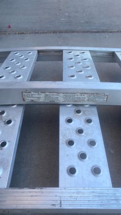 Aluminum Ramps.