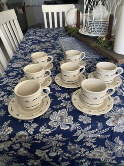 Longaberger Collection Cups and Saucers