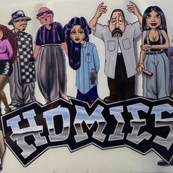 Homies DTF Iron On Print