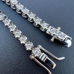 Tennis Bracelet In 925 Silver 3mm