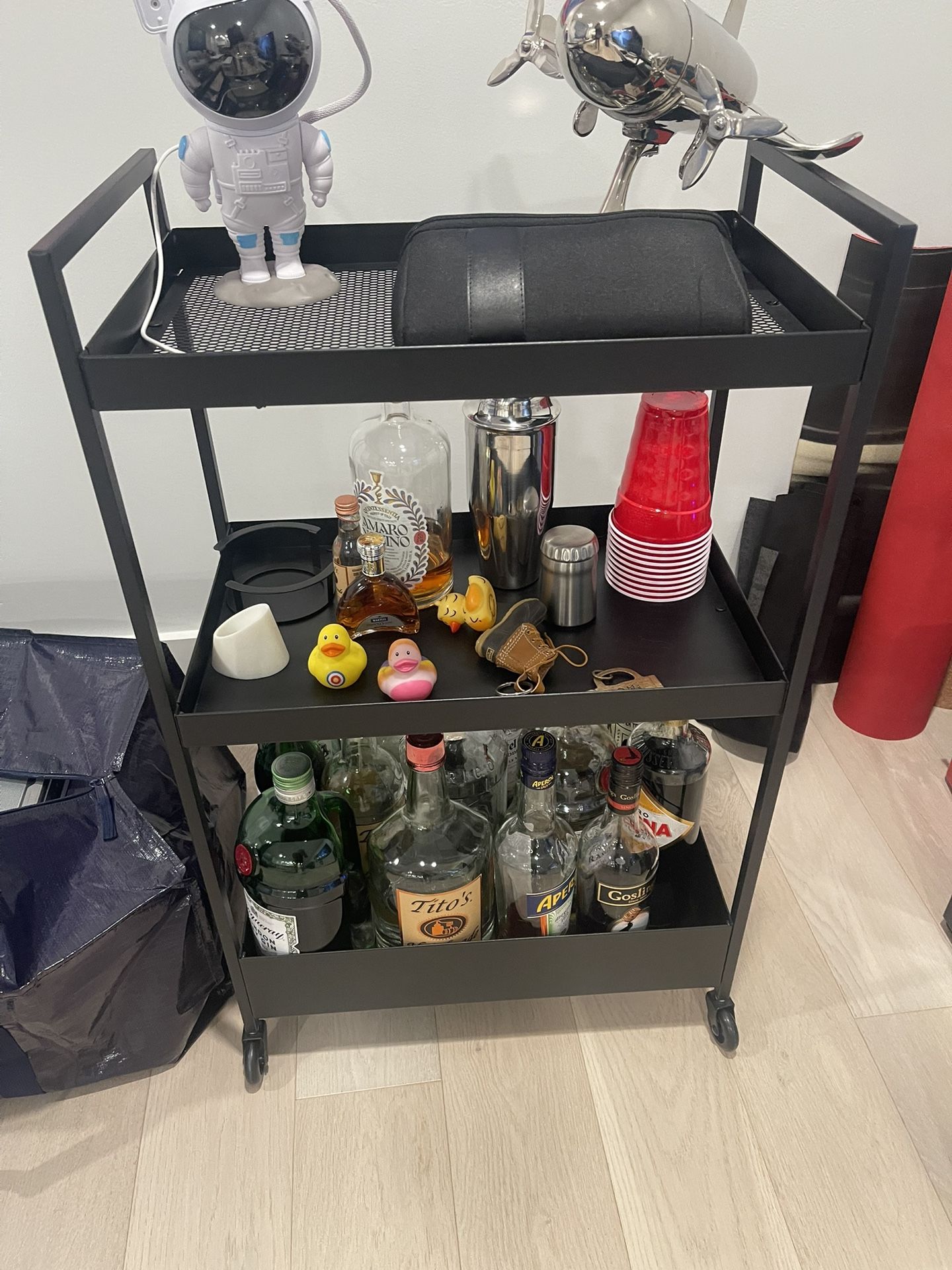 Bar Cart - Ikea Nissafors Bar Cart
